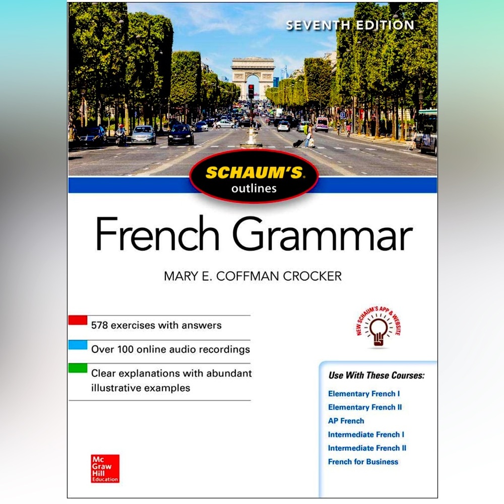 SCHAUM'S OUTLINE OF FRENCH GRAMMAR 7/E - Picture 1 of 4